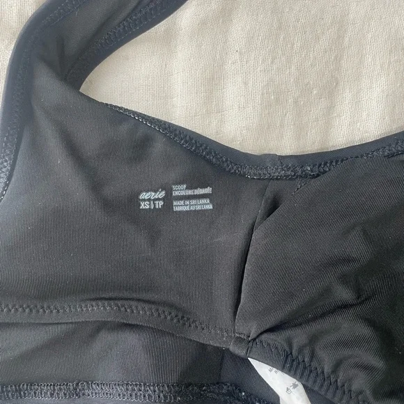 Black Aerie Swimsuit top - Picture 3 of 3